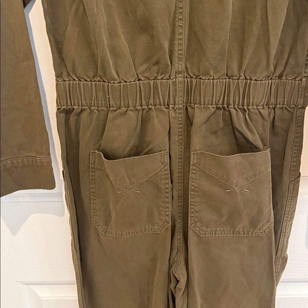 Olive green jumpsuit - Picture 4 of 8